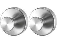 VEVOR Suction Cup Hooks for Shower, 2-Pack No Drill Stainless Steel Hooks, Suction Cup Shower Towel Hanging Hook, for Bathroom Wall, Kitchen, Glass, Mirror and Tile to Hang Towels, Robes & Loofah