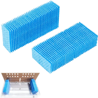 VEVOR Humidifier Replacement Filter, 2 Packs Humidifying Pad Compatible with JC-60/JC-70 Cigar Humidor Water Tank, 3D Multi-Layer Honeycomb Mesh, Cigar Flavor Preservation, Cut-to-Fit for Your Humidor