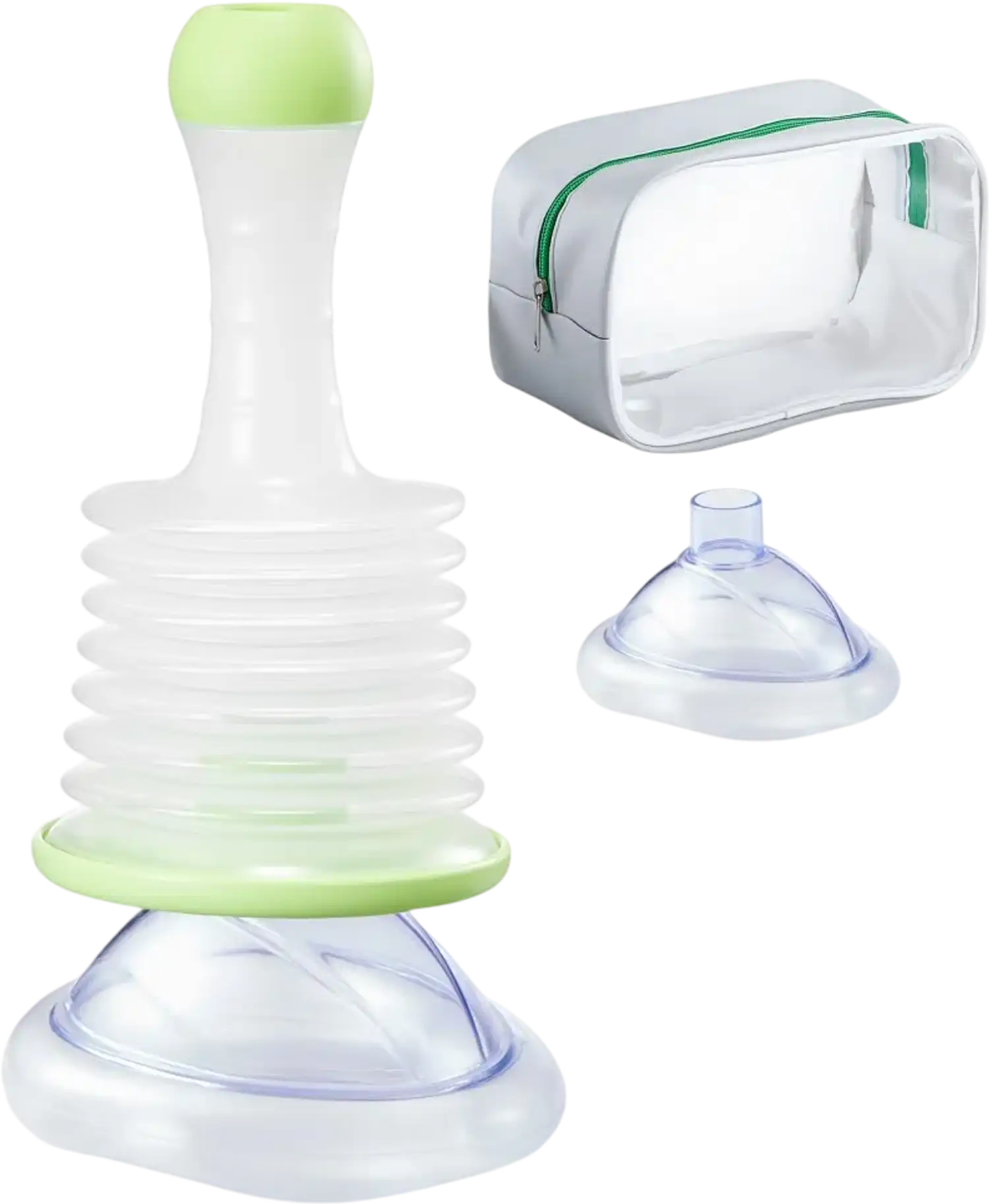 Vevor Choking Rescue Device Portable Airway Clear Suction Device with 2 Multi-size Masks New