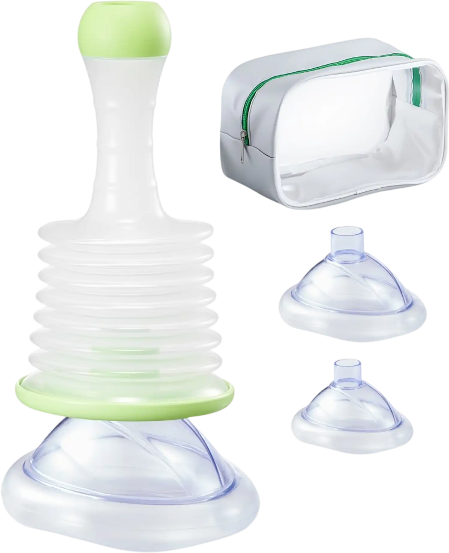 Vevor Choking Rescue Device Portable Airway Clear Suction Device with 3 Masks New