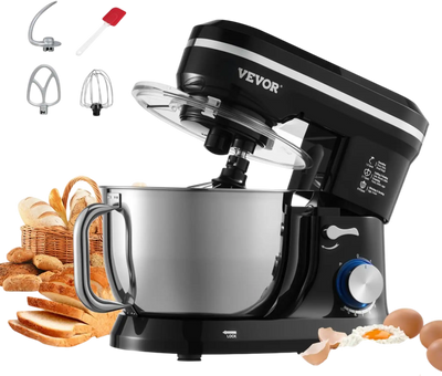 Vevor Stand Mixer 5.1 Qt Tilt-Head Food Mixer Black New