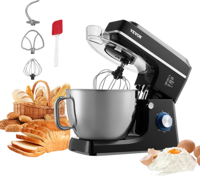 Vevor Stand Mixer 8.3 Qt 660W Tilt-Head Food Mixer Black New