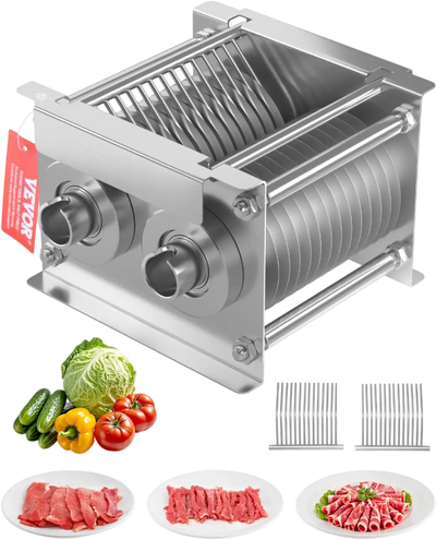Vevor Meat Cutter Blade 7 mm Stainless Steel Slicer Blade Set New