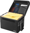 VEVOR Fireproof Document Box, 1832 ℉ Heat Insulated Fireproof & Waterproof Box, Space-Saving and Foldable Design, Portable Home Office Travel File Organizer, for Passports, Important Documents, Files