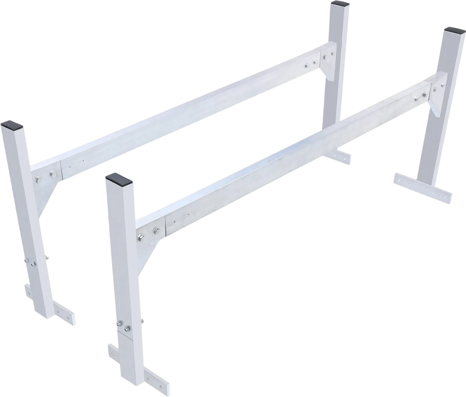 Vevor Van Roof Ladder Rack 51.2-81.1 in. Adjustable Length 400 lb. Capacity New