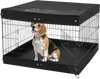 VEVOR Dog Playpen, 4 Pcs 24 x 36 in Panels Foldable Metal Pet Exercise Pen, Dog Fence Indoor and Outdoor Pen with Door, Top Cover, and Bottom Pad, Pet Playpen for Dogs, Cats and Other Small Animals