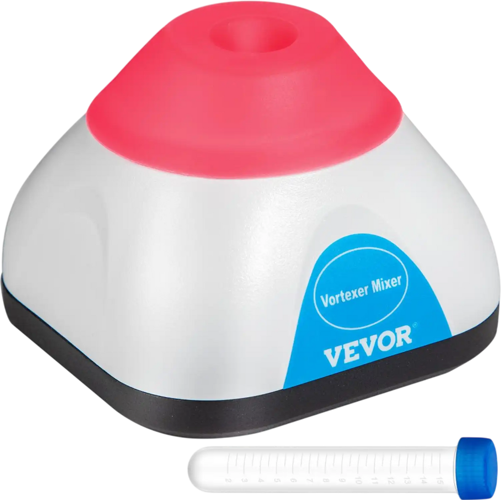 VEVOR Vortex Mixer, 3000RPM Mini Vortex Mixer Shaker, Touch Function Scientific Lab Vortex Shaker, Mix Up to 50ML, 6mm Orbital Diameter for Test Tube, Tattoo Ink, Nail Polish, Eyelash Adhesives, Paint