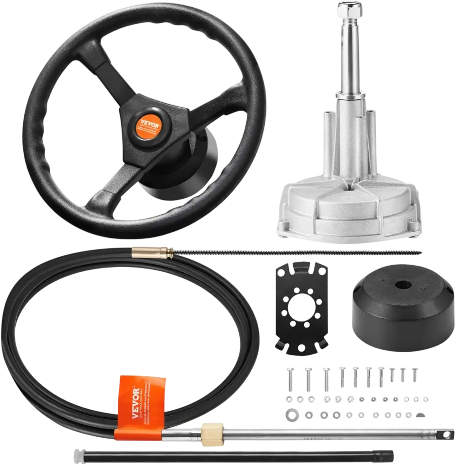 Vevor Outboard Steering System 14' Boat Steering Kit with 13.5