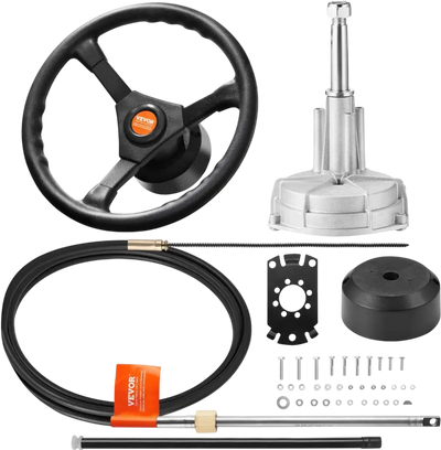 Vevor Outboard Steering System 14' Boat Steering Kit with 13.5