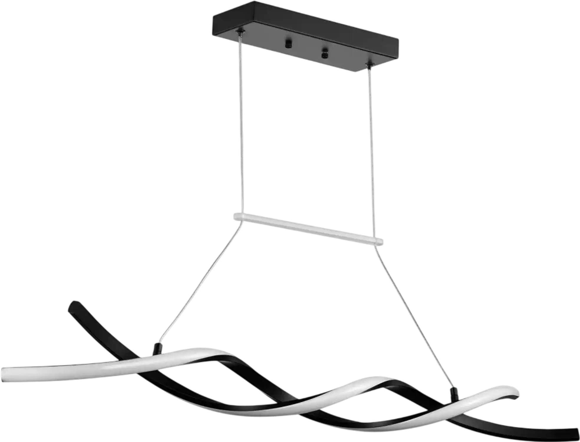 Vevor Pendant Light Modern Dimmable LED Linear Chandelier for Kitchen Dining Room New