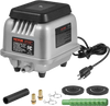 VEVOR Linear Air Pump, 90L/Min Air Flow Septic Aerator Pump, Aeration System for 1/4 Acre 10 FT Deep Ponds, Water Gardens, Waste Treatment, Septic Tanks, Aquariums, Seafood Restaurants, Fish Farms
