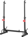 VEVOR Power Cage Squat Rack, Home Gym Power Rack with Adjustable Height & Width, 550LBS Strength Training Workout Equipment with Barbell Storage Racks & J-Hooks for Bench Press, Squat, Weight Lifting