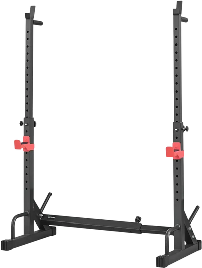 Vevor Power Cage Squat Rack Adjustable Home Gym Rack 550 lbs New ...
