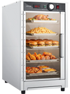 VEVOR Electric Hot Box Food Warmer, 5-Tier Commercial Warming Cabinet with Water Tray, Glass Door and Adjustable Shelves, Stainless Steel Food Warmer Cabinet, for Restaurant, Kitchen, Pizza, Chicken