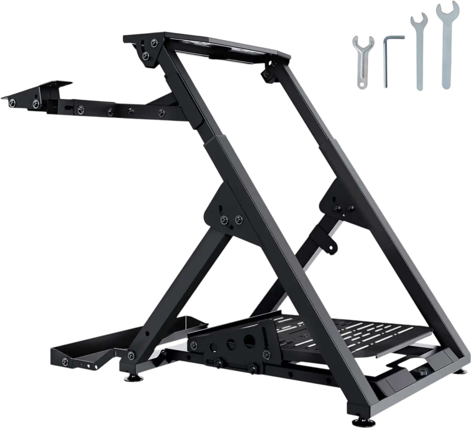 Vevor Racing Wheel Stand Foldable Height Adjustable Universal Base New