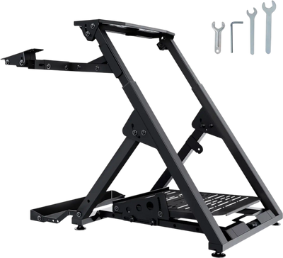 Vevor Racing Wheel Stand Foldable Height Adjustable Universal Base New