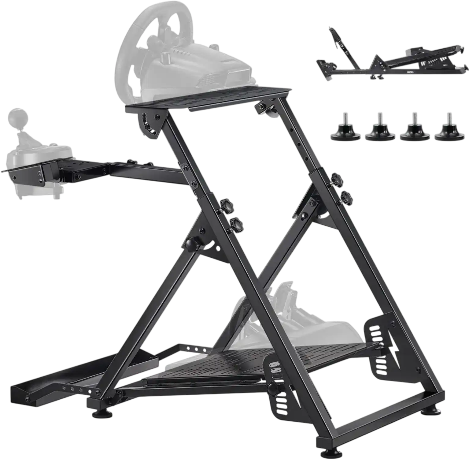Vevor Racing Wheel Stand Foldable Simulator Cockpit New