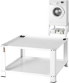 VEVOR Laundry Pedestal with Storage Shelf, 28"Lx28" Wx16" H, Washer And Dryer Base Stand Platform Universal Fit 660lbs Capacity, Heavy Duty Steel Multi-Functional Base for Washing Machine
