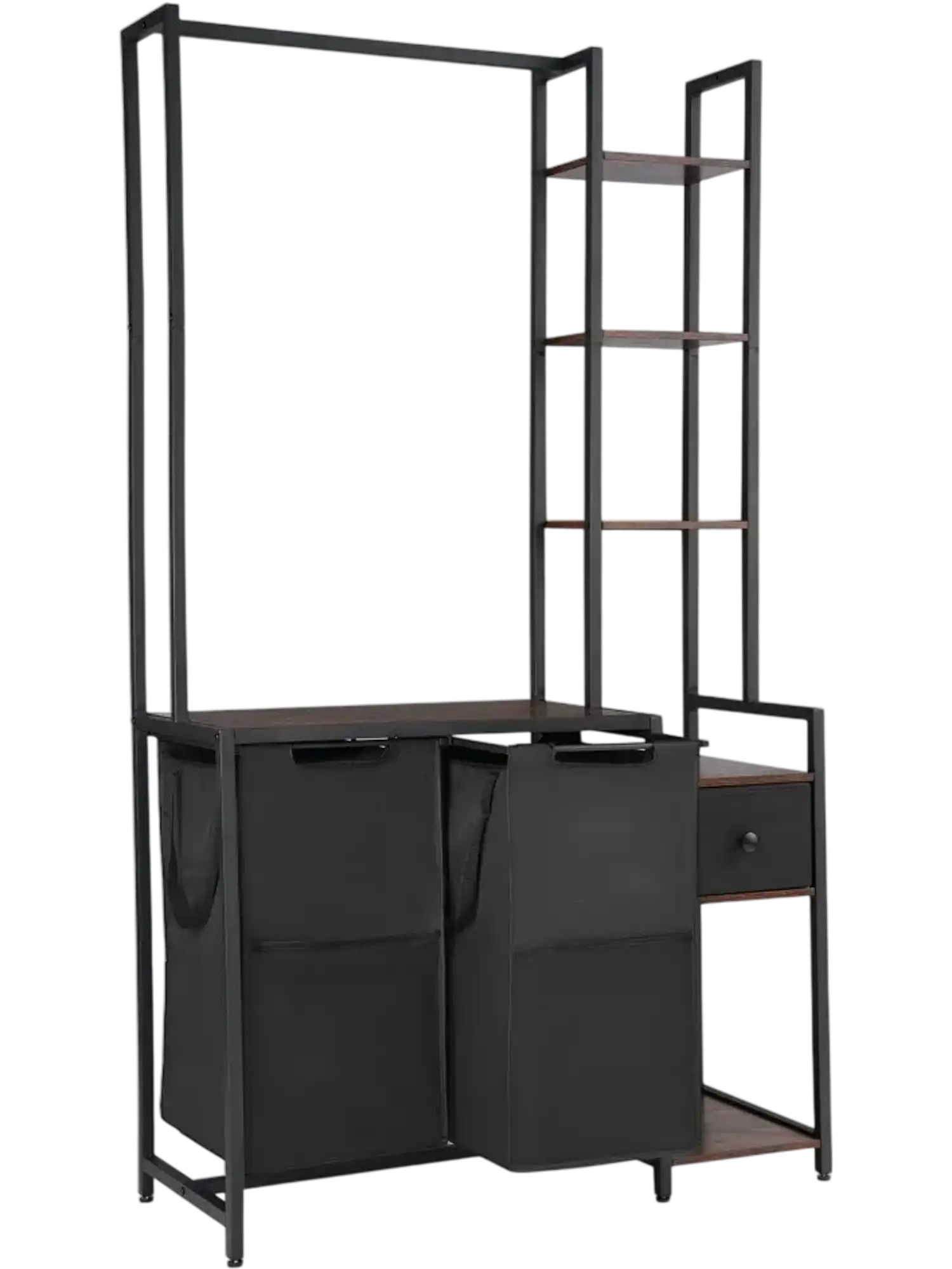 Vevor Laundry Sorter 3-Tier Hamper with Rack and Shelves New