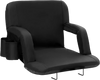 VEVOR Stadium Seat with Back Support, Wide Bleacher Seat Back, Folding Padded Cushion Stadium Chair, Portable Reclining Chair with Hook Pocket Cupholder, Ideal for Sport Event Beach Camping Concert