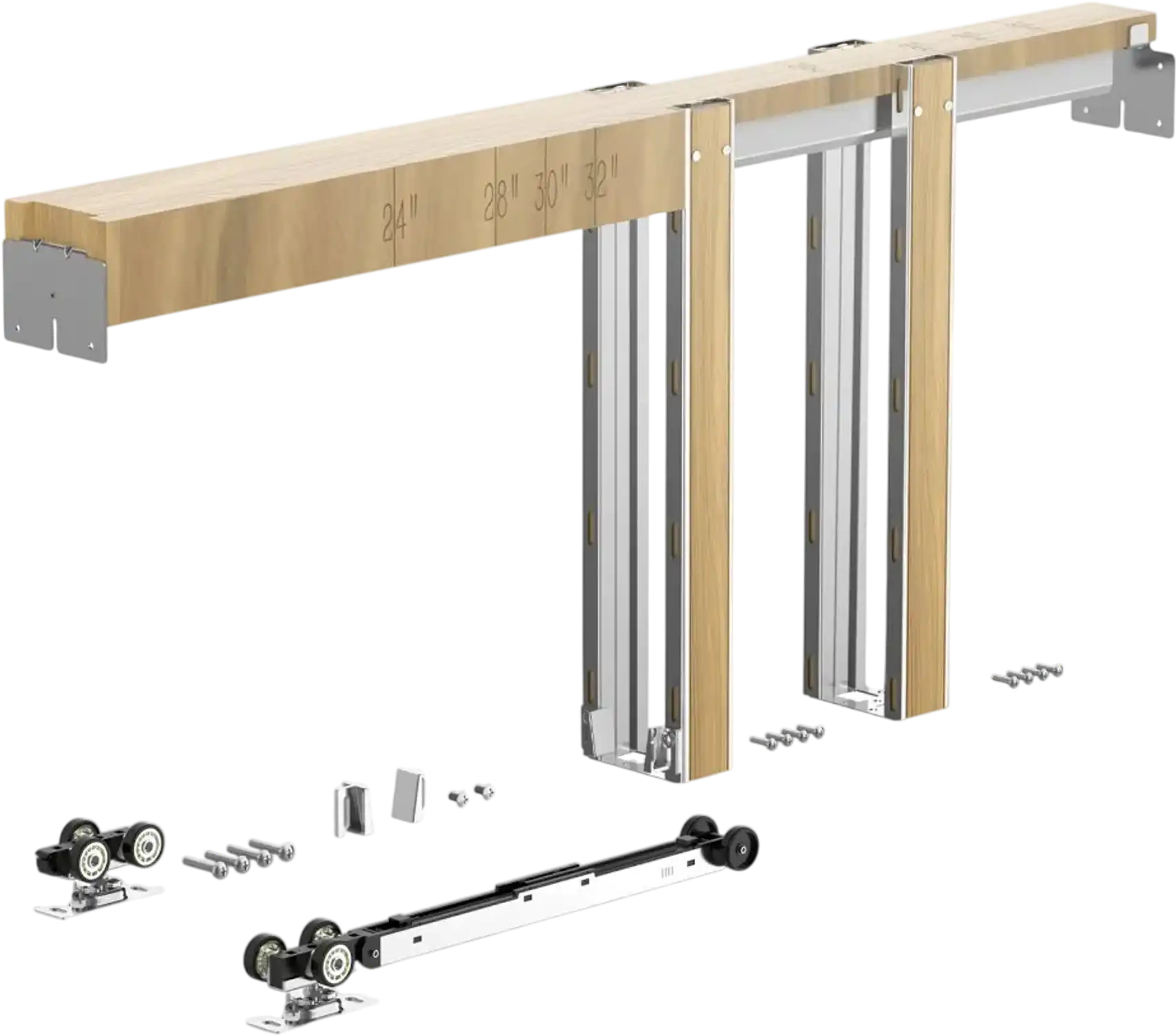 Vevor Pocket Door Frame Kit Soft-Close 24-30