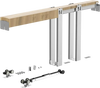 VEVOR Pocket Door Frame Kit, for 24-30 in Wide 80 in High Door, Pocket Door Kit with Two-Way Soft Close Mechanism, Slide Smoothly Quietly, Easy to Install, Premium Galvanized Steel, for Living Room