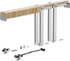 VEVOR Pocket Door Frame Kit, for 24-36 in Wide 80 in High Door, Pocket Door Kit with Two-Way Soft Close Mechanism, Slide Smoothly Quietly, Easy to Install, Premium Galvanized Steel, for Living Room