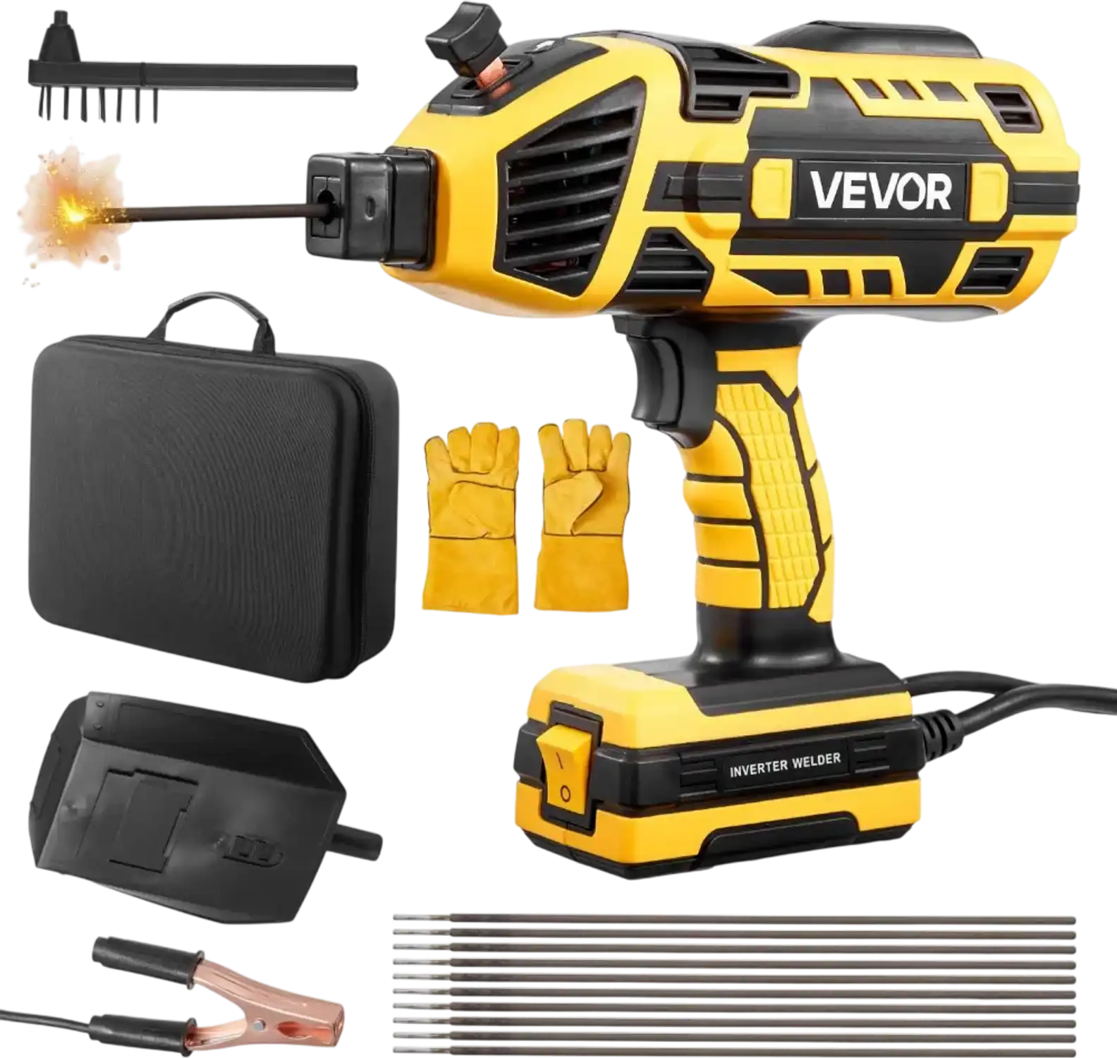 Vevor Welding Machine Portable Handheld ARC Inverter Welder 110V 20-120A New