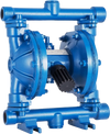 VEVOR Air-Operated Double Diaphragm Pump, 1/2 in Inlet & Outlet, Cast Iron Body, 3 GPM & Max 90 PSI, Nitrile Diaphragm Pneumatic Transfer Pump for Petroleum, Diesel, Oil & Low Viscosity Fluids