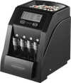 VEVOR USD Coin Sorter, Coin Counter Machine for 4 Kinds of USD Coins, Coin Sorter and Wrapper Machine Holds up to 200 Coins, LCD Screen Display Coin Storage Included 4 Coin Tubes and Boxes