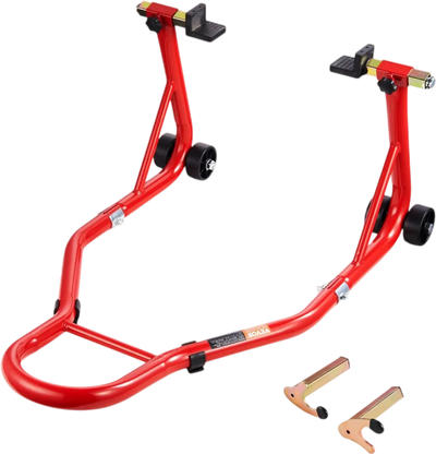 Vevor Motorcycle Paddock Stand 850 lbs Rear Wheel Lift Red New