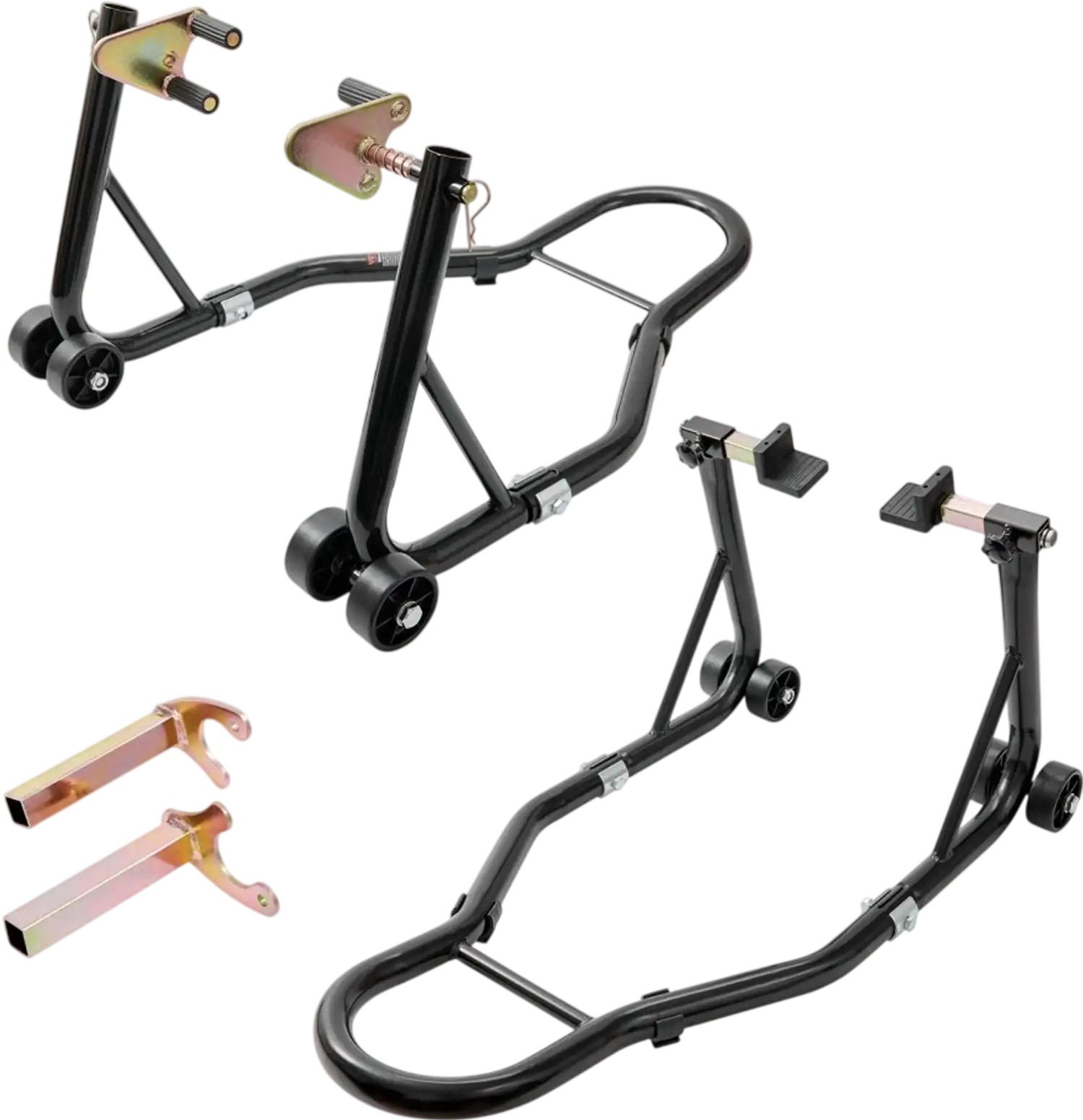 Vevor Motorcycle Stand Front Rear Lift 850 lbs Black New