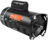 VEVOR 1.5 HP Pool Pump Motor, 56Y Frame, 115V((12.8 Amps))/230V(6.4 Amps) 3450 RPM, 60Hz, 1.1 Service Factor, 90μF/250V Capacitor, CCW Rotation Square Flange Replacement Motor