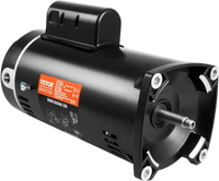 VEVOR 2 HP Pool Pump Motor, 56Y Frame, 230V (7.8 Amps) 3450 RPM, 60Hz, 1.3 Service Factor, 50μF/250V Capacitor, CCW Rotation Square Flange Replacement Motor