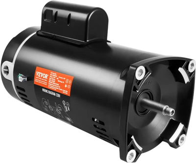 Vevor Pool Pump Motor 2 HP 56Y 230V Square Flange Replacement New