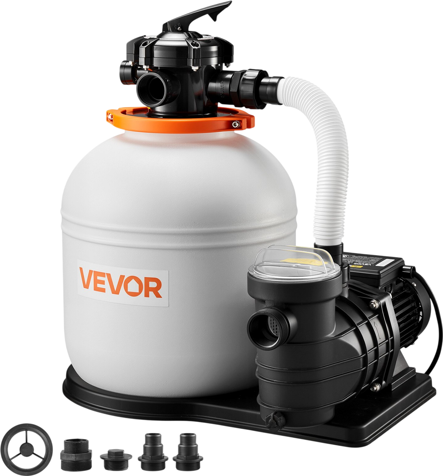 Vevor Sand Filter Pump 16 in. 4400 GPH 3/4 HP with 6-Way Valve New