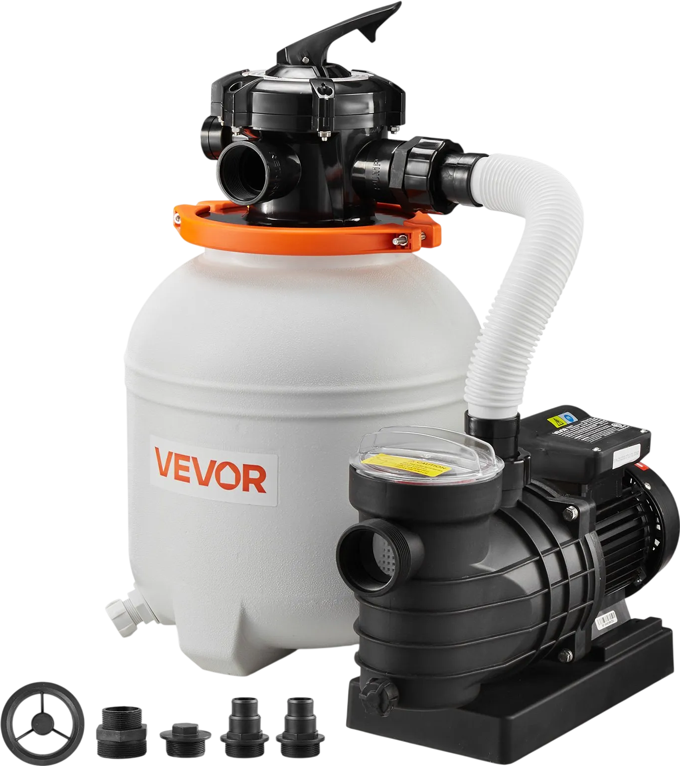 Vevor Sand Filter Pump 13 in. 3500 GPH 3/4 HP with 6-Way Valve New