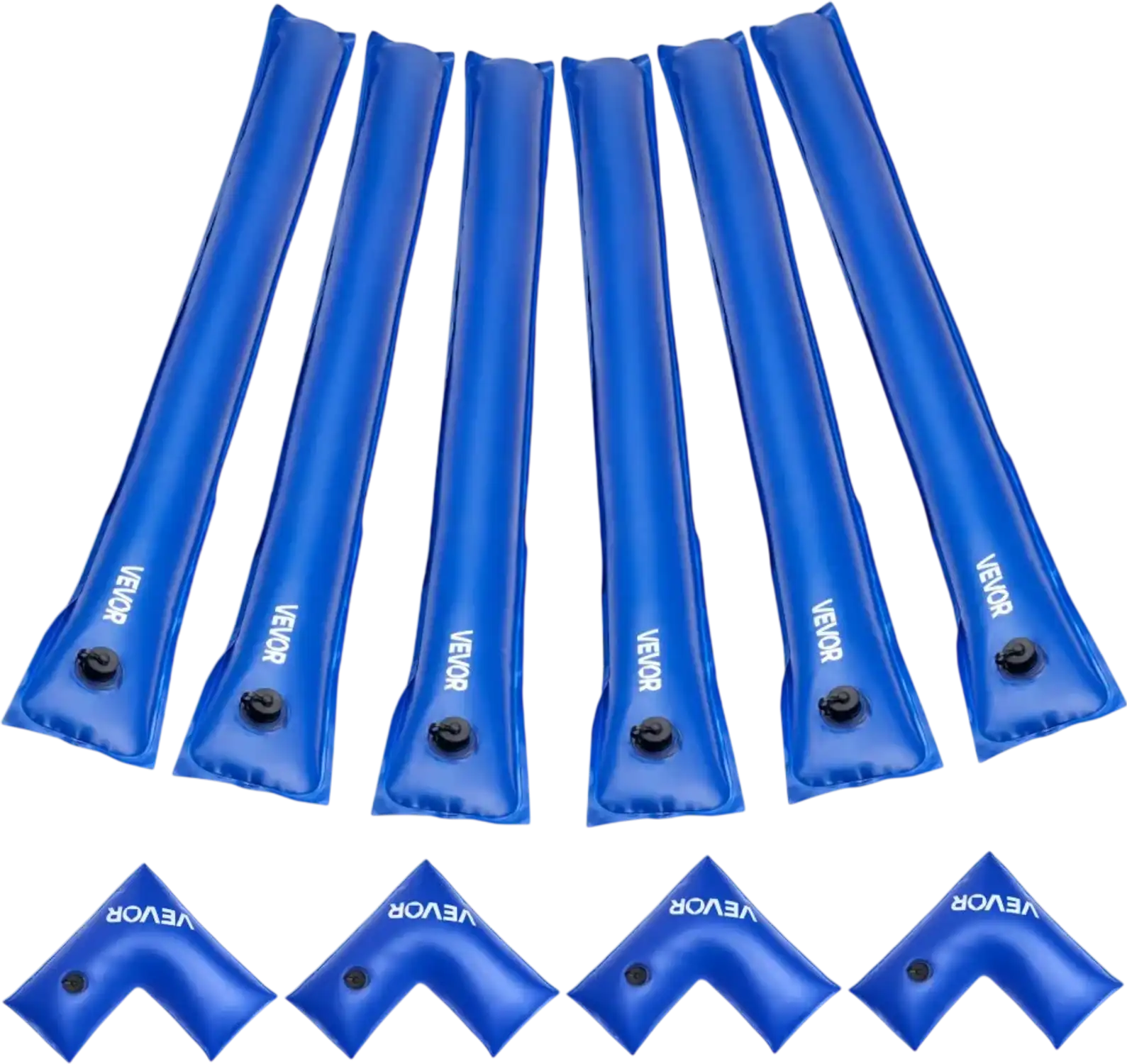 Vevor Pool Cover Water Bags 6-Pack 8' Single-Chamber with 4 Corner Tubes New