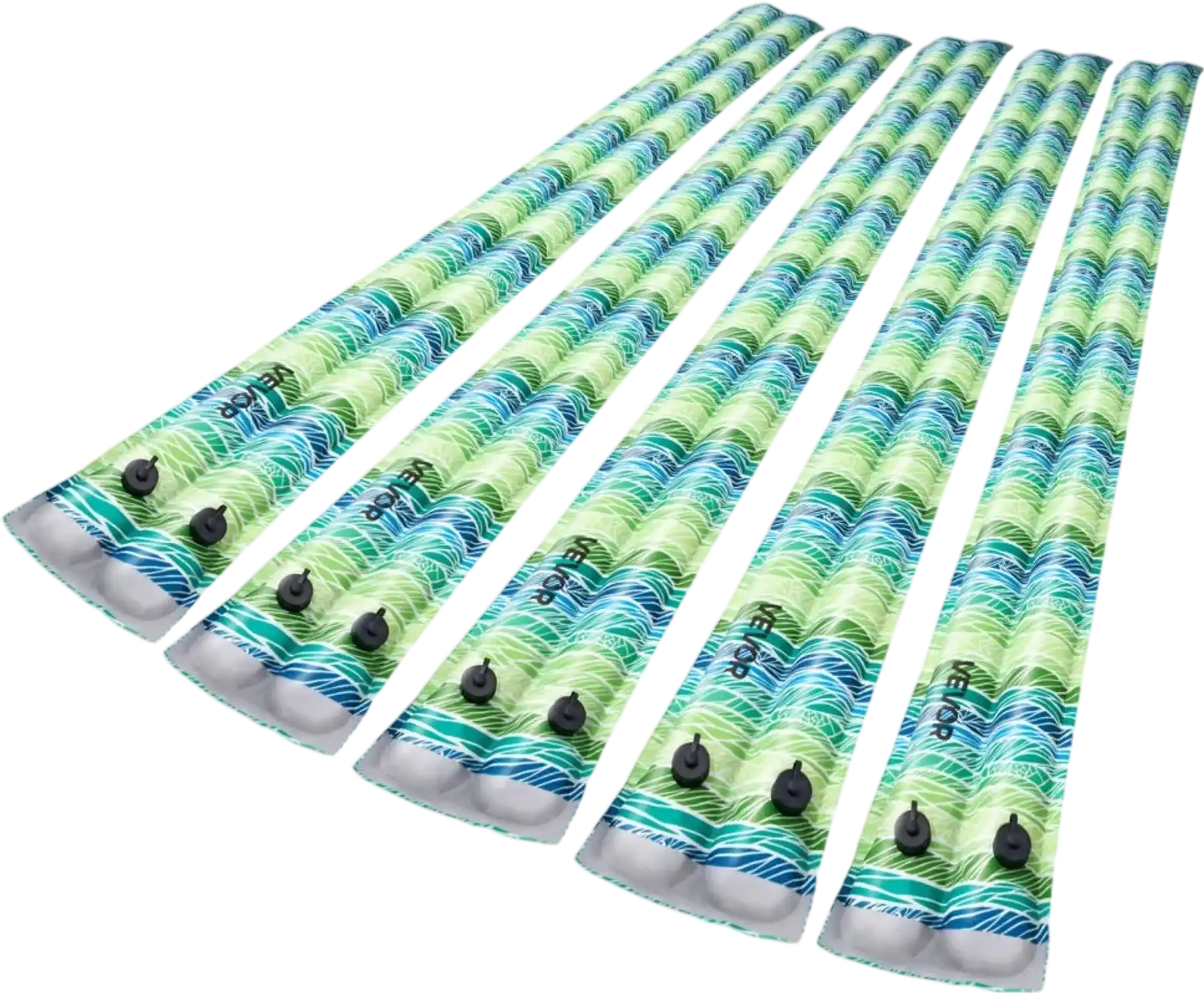 Vevor Pool Water Tubes Double-Chamber 5-Pack 8' Winter Pool Cover Water Bags New
