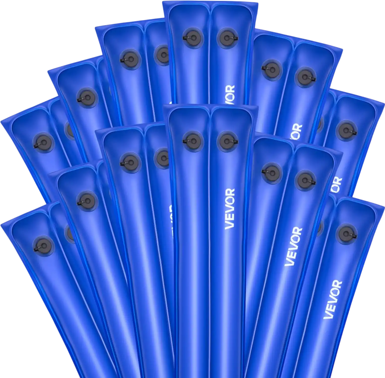 Vevor Pool Cover Water Bags 12 Pack 10' Double Chamber Winter Cover Weights New