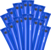 VEVOR Pool Cover Water Bags, 12 Packs 10 Ft, Double Chamber Pool Cover Water Tubes, 0.4mm Thick PVC Bags Weights with Leakproof Screw Cap, for Inground Swimming-Pool Covers Winter Closing, Blue