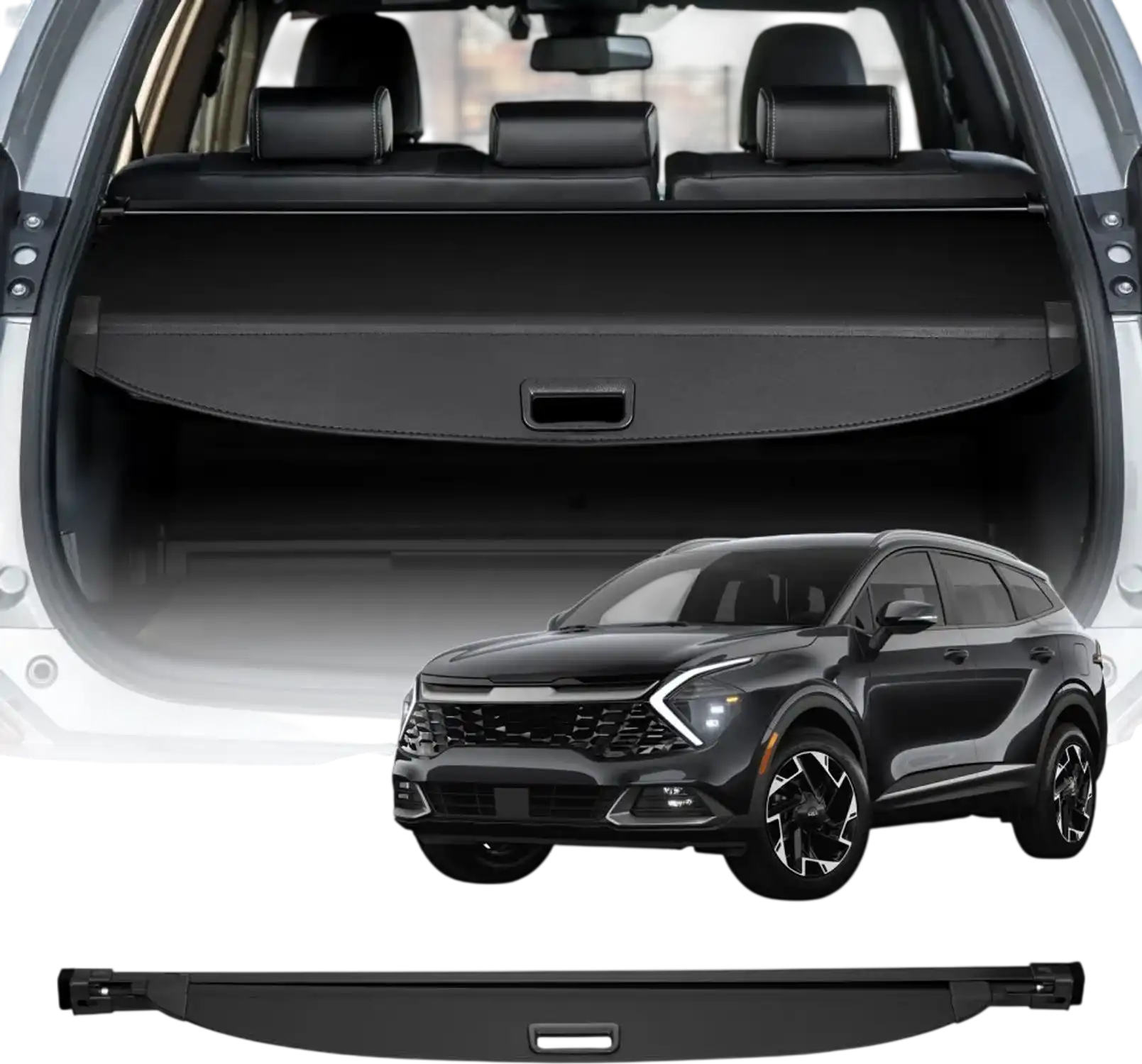 Vevor Retractable Cargo Cover Kia Sportage 2023-2025 5-Seater Trunk Shade New