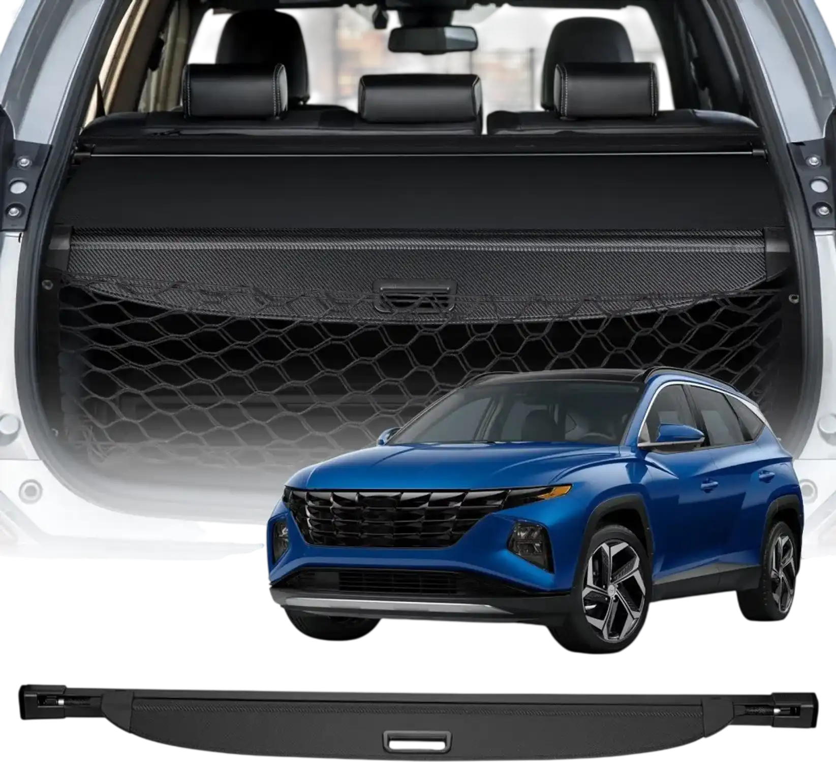 Vevor Retractable Cargo Cover Hyundai Tucson 2021-2025 5-Seater New