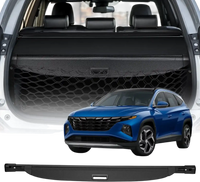 VEVOR Retractable Cargo Cover, Upgraded Carbon Fiber Texture Trunk Cover, Anti-Peeping Luggage Privacy Shield, Easy Installation Security Shade with Cargo Net, for Hyundai Tucson 2021-2025 5-Seater