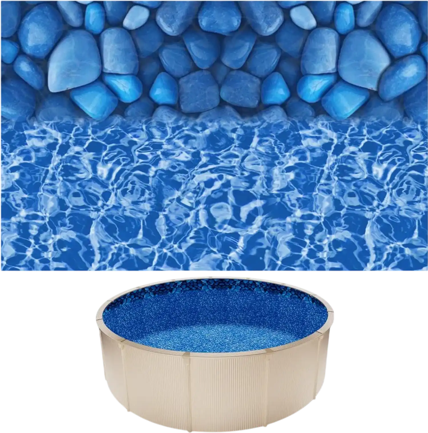 Vevor Pool Liner 15' Round Overlap for 54