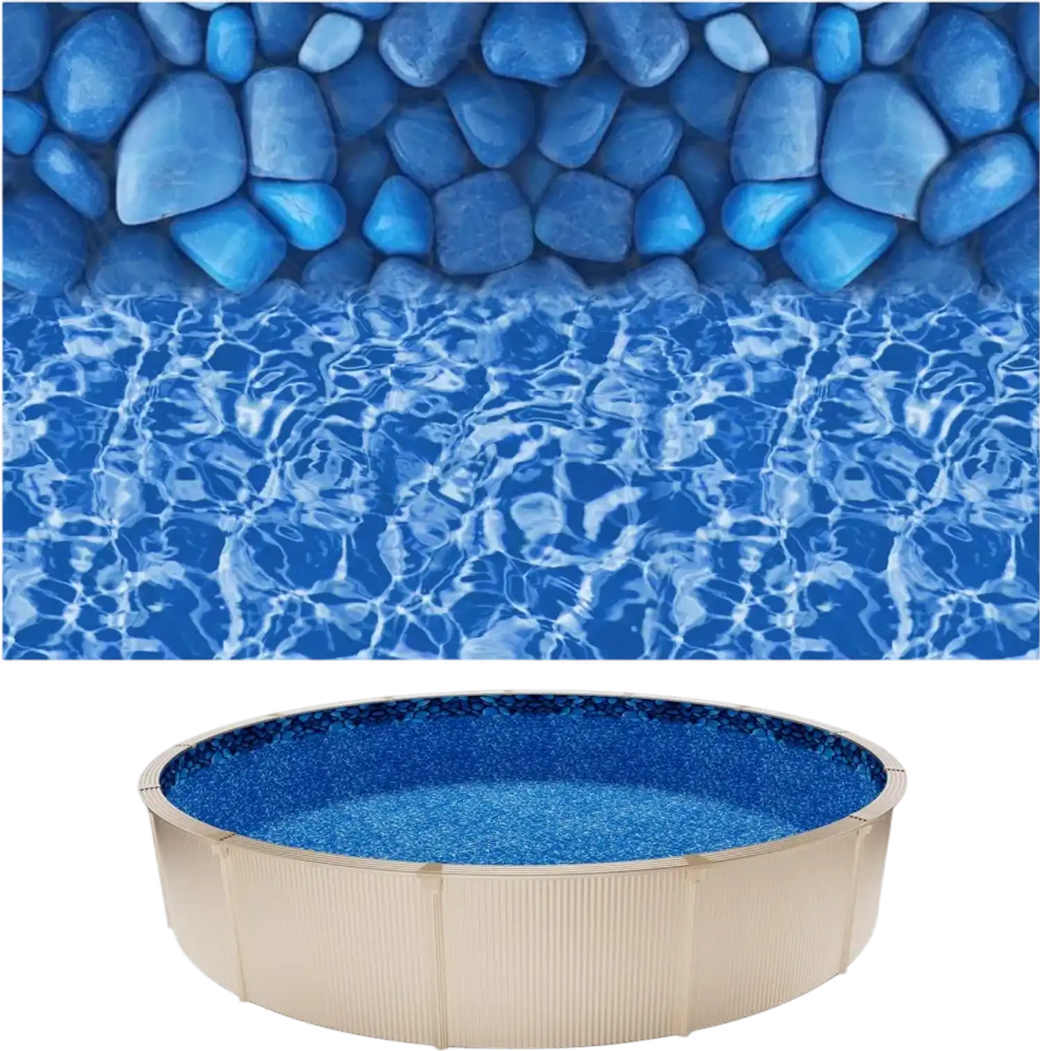 Vevor Pool Liner 24' Round Overlap for 52
