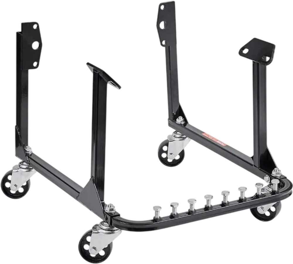 VEVOR Engine Stand, 750 LBS Load Capacity Engine Motor Stand, Heavy-Duty Steel Motor Holder with 4 Swivel Casters and 4 Hook Positions, Suitable for BB-CHEVY and GEN-1 SB-CHEVY Engines