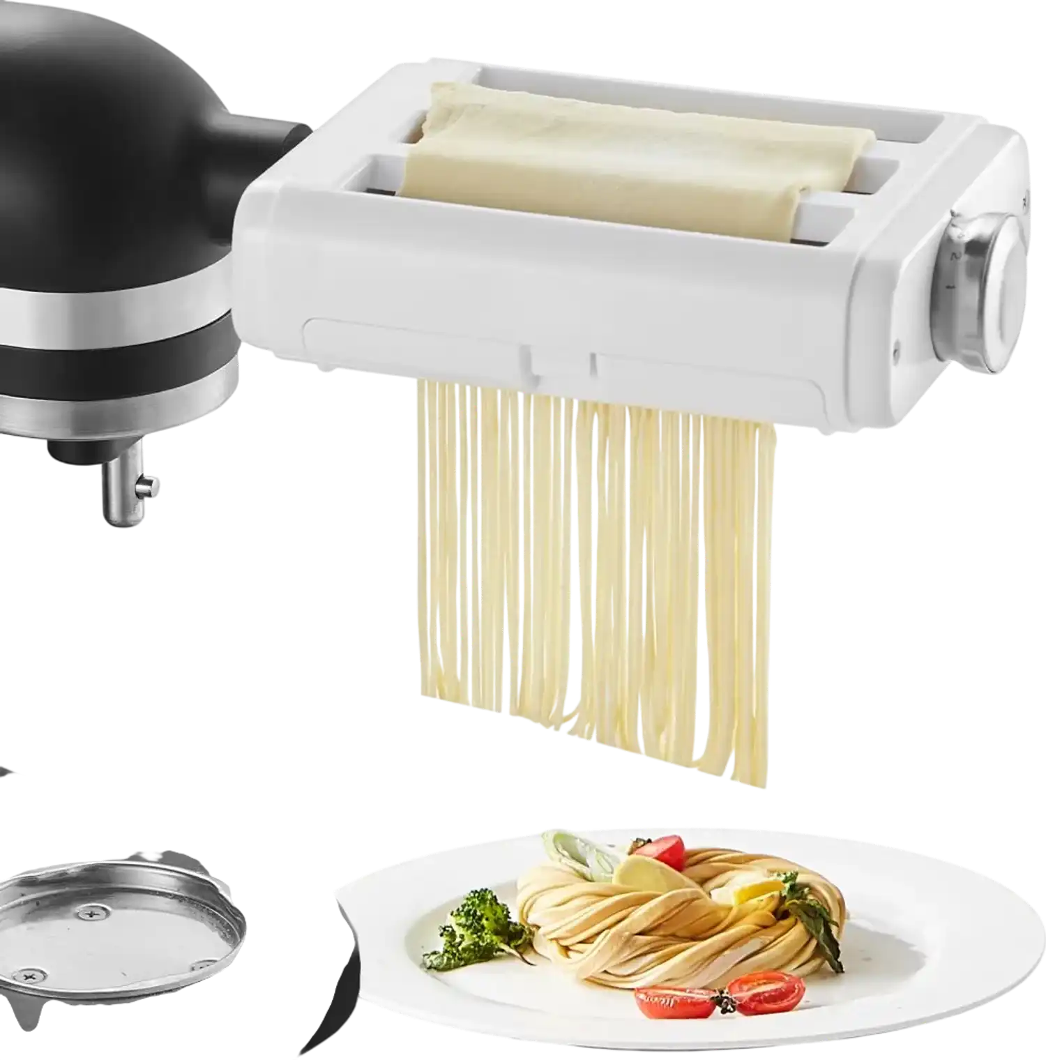 Vevor Pasta Attachment 3-in-1 Stainless Steel Roller Cutter Set for KitchenAid Stand Mixers New