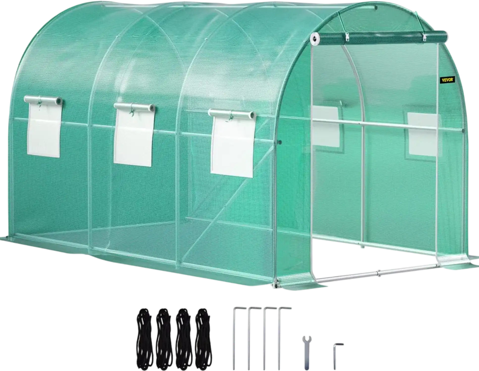 Vevor Greenhouse 12' x 7' x 7' Walk-in Tunnel Portable Plant Hot House New
