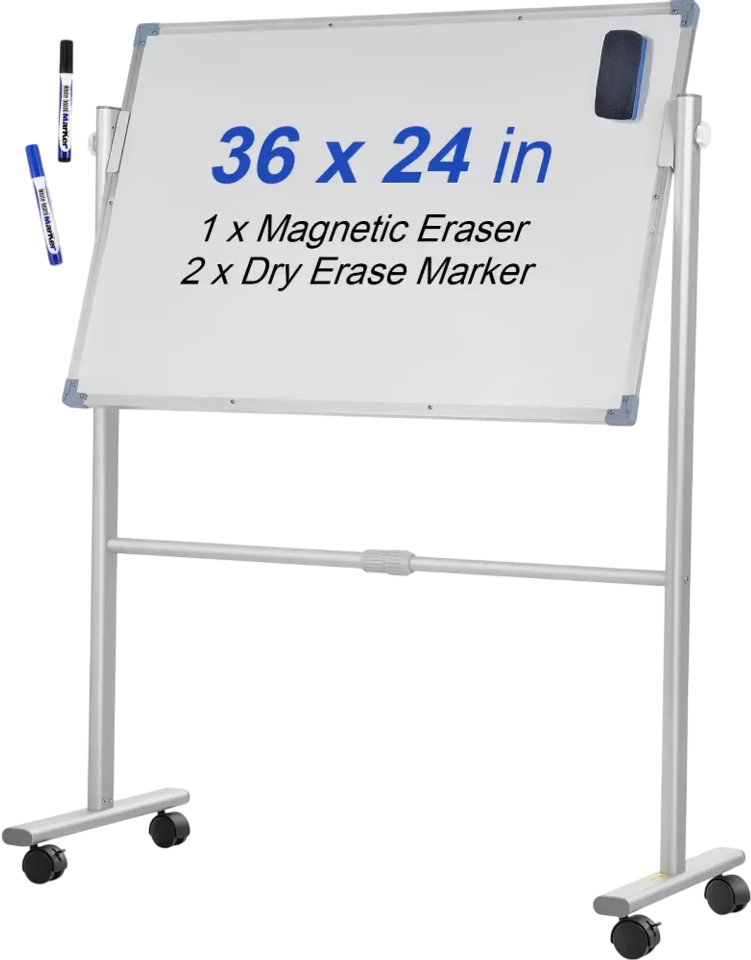 Vevor Whiteboard Mobile Magnetic Dry Erase Board with Stand 36